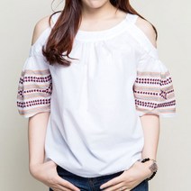 패턴인 여성 블라우스 패턴시트 P890, 혼합 색상, 1개