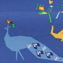 마이클밀러 마린 오리가미 오아시스 보더 코튼 원단, 네이비