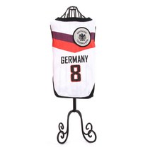 도그아이 반려견 축구복 티셔츠, 흰색