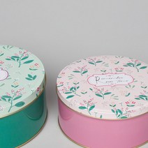 엠디자인 플라워 철제 박스, 혼합 색상