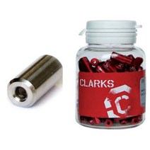 CLARKS 자전거 겉선 캡 기어 페룰 실버 CX18DP, 1개