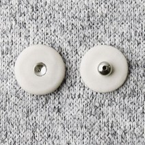 싸개스냅단추 2p세트 10mm, 라이트베이지, 15세트