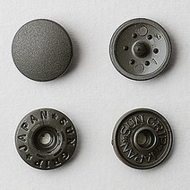 썬그립 플라스틱 T 단추 2p 세트 11mm, 차콜, 20세트