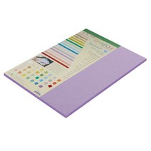 종이문화 친환경색지 레인보우카드 No.21 퍼플, A3, 20매