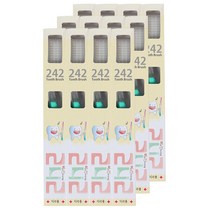 242 치과용 유아 칫솔, 초록, 12개