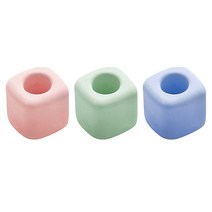 블럭마트 규조토 칫솔꽂이 사각, 랜덤 발송, 3개입