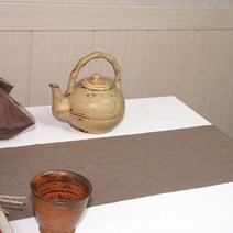 나산데코 마100% 힐링린넨 젠스타일 테이블러너, RN813-25(오크브라운), 협탁용(120 x 28 cm)
