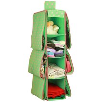 슈퍼식스 4단수납 다목적 캐비닛 그린, 1개