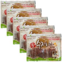 수제오리 강아지 건조간식 240g, 오리꽈배기껌, 5개입