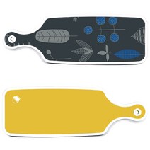 로엠디자인 서빙 도마 보드 2p 라임 세트, 라임, 감색나무라인, 1세트