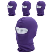 블럭마트 오토바이 쿨마스크, 퍼플, 4개입