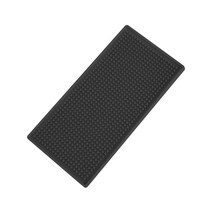 블럭마트 주방 드라잉매트 식기 컵 건조매트 30 x 15 x 1 cm, 블랙, 1개