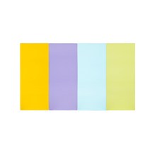 퍼니존 퍼니테라피 옐로우비비드 시리즈 4 유아폴더매트, 옐로우 + 바이올렛 + 스카이블루 + 피스타치오