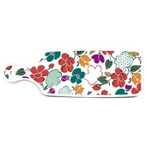 로엠디자인 서빙 도마, floral 목련 혼합, 1개