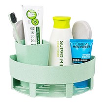 슈퍼식스 밀집 욕실 삼각형 선반, 그린, 1개