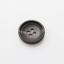 HR빅버튼 엠비오 단추 18mm, 블랙, 4개입