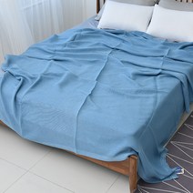 블리스침구 도니아 인견 이불, 블루