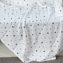 오가닉붐 영유아용 블랙퍼그 밤부 머슬린 이중 거즈 이불