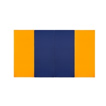 퍼니존 퍼니테라피 오렌지 비비드 시리즈6 영유아 폴더매트, 오렌지 + 블루 + 블루 + 오렌지