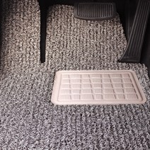 라임 코일 카매트 확장형 베이지 + 브라운, 현대, 산타페CM 오르간페달 2008년~2009년 10월 (3p)