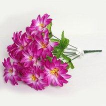 조아트 조화 12송이 솔국 꽃다발, 퍼플