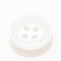 HR빅버튼 드라마 단추 11mm, 화이트, 5개입