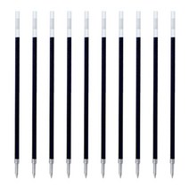 제브라 리필 SH 볼펜심 0.5mm, 블랙, 10개입