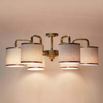 샛별하우스 쿠키 6등 직부 천장등, 신주브론즈