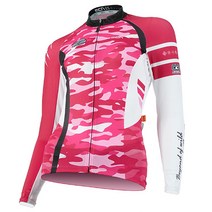 MCN 여성용 와일드카모 긴팔 져지 CJL-WILD CAMO