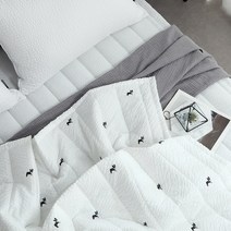 타카타카 쿨엠보리플 자수 여름 홑이불, 프렌치불독