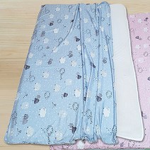친환경편백아트 3D매쉬 기능성매트 15T 유아키즈 모달면 분리형, 램램소망 블루
