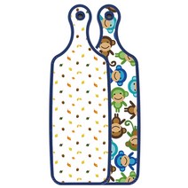 로엠디자인 블루에디션 양면서빙도마 원숭이, 도토리화이트, 1개