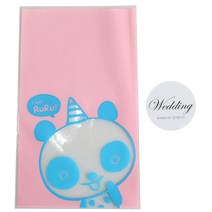 황씨네도시락 비접착 야미봉투 팬더 30p + 웨딩 스티커 30p, 1세트