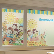뭉키월드 고급칼라 안개시트 + 밀대, 크레용 놀이동산 01