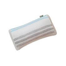 편백아트 3D매쉬 편백베개 분리형 큐브칩, 스트라이프