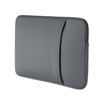 [구즈파크] 맥북 삼성 이온 엘지 그램 노트북 파우치 가방 13 15 15.6, 그레이