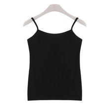 자스민바이비너스 여성용 면스판 일자끈나시