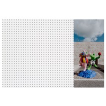 앤비커머스 인테리어 타공판 조형물 우 WHITE, 1개