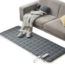 이노크아든 EMF 항균 전자파안심 전기매트 보드 라이트블랙, 미니싱글(70 x 180 cm), 블랙