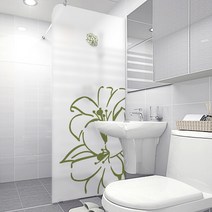 디자인수풀 샤워 윈도우 안개 시트지 북유럽 스타일 VSW 41, 혼합 색상