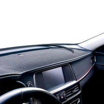 카닉스 열차단 논슬립 대쉬보드커버 + 대쉬보드몰딩 블랙, 현대, 싼타페 DM 센터스피커 유