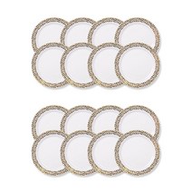쓱싹 엔틱골드 플라스틱 일회용 접시 18cm 8p, 8개입, 2개