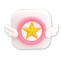 라이프포인트 천사 날개 렌즈케이스 날개 대, 화이트, 1개