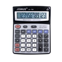 빅드림 태양열 전자계산기 JS-798, 블랙, 1개
