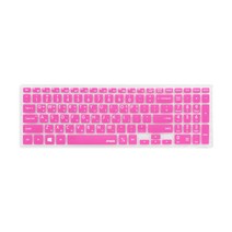 파인피아 삼성 노트북용 문자인쇄 칼라 키스킨 SS20번 / 삼성 NT301E5K / NT300E5L / NT301E5L / NT300E5M, 핑크, 1개