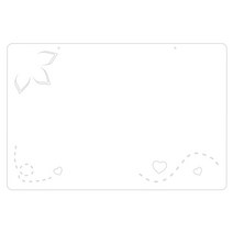 쿠 홈 인테리어 메모판 MO80 걸이형 화이트, 아크릴