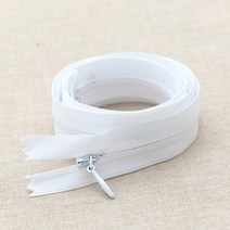 코하스아이디 콘실 숨은지퍼 100cm, 화이트, 3개입