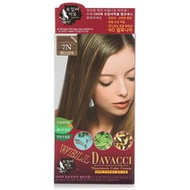 다바찌 오징어먹물 새치커버 크림 염색제, 7N밝은갈색, 1개