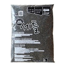 세틀 산처리 자연흑사 모래 8kg, 1개