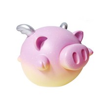 미니띠네 럭키 플라잉피그 저금통 소, 핑크, 1개
